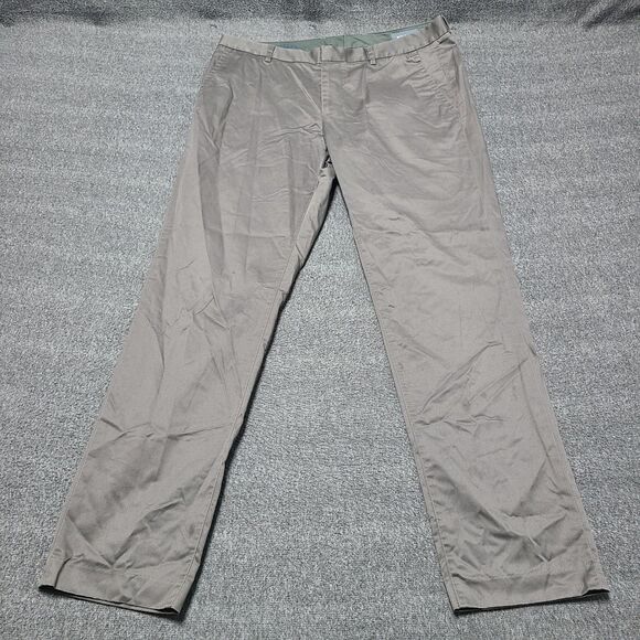 Bonobos Friday Pants Mens 35x32 Gray Athletic Fit Stretch Casual Chino Slacks - Picture 1 of 10